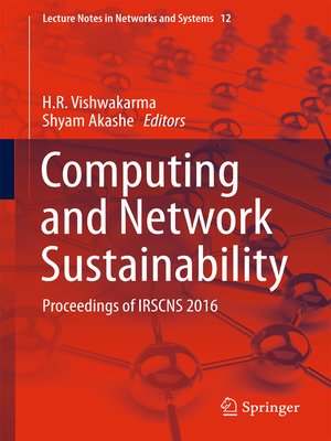 cover image of Computing and Network Sustainability